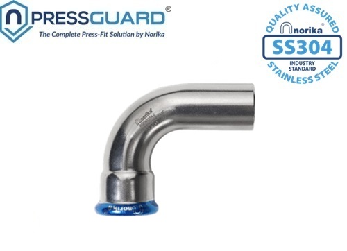 Stainless Steel 304 Press Fit 90 Deg Elbow (MxF)